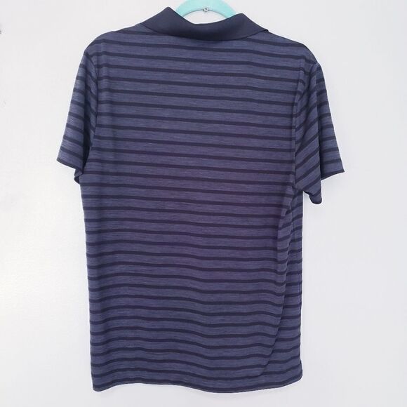 PERRY ellis size medium black and gray polo - Picture 2 of 7